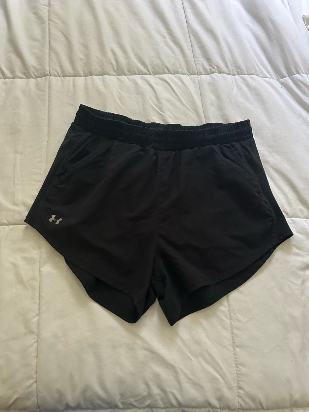 Under Armour Black Women's Athletic Shorts with Elastic Waist